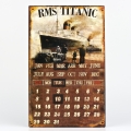 Magnetický kalendár Titanic 25x40cm