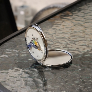 Vreckové zrkadlo s vtáčikom 6cm