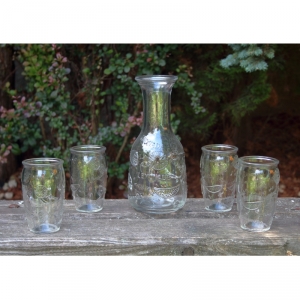 Karafa 1,1l so 4 pohármi 300ml