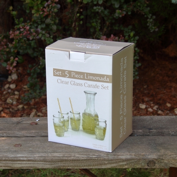 Karafa 1,1l so 4 pohármi 300ml