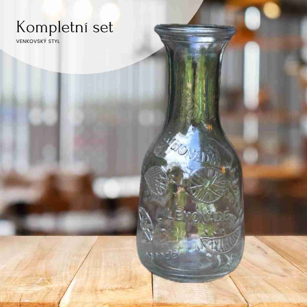 Karafa 1,1l so 4 pohármi 300ml