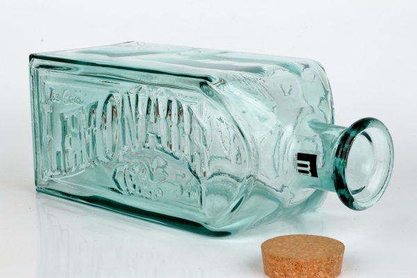 Sklenená fľaša s korkovým uzáverom 2l