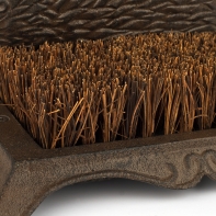 Kefa na topánky s ježkom liatina 17x26cm