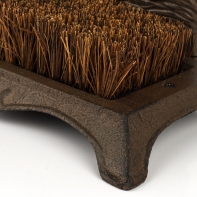 Kefa na topánky s ježkom liatina 17x26cm