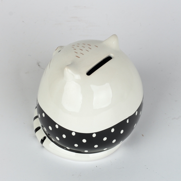 Pokladnička na peniaze mačka 12cm