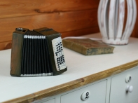 Pokladnička na peniaze tahací harmonika 16x12 cm