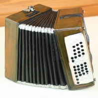 Pokladnička na peniaze tahací harmonika 16x12 cm