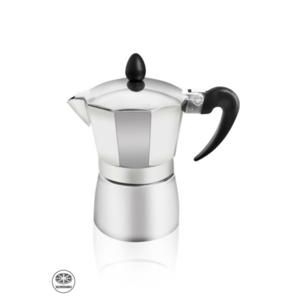Kávovar ručný taliansky malý 200 ml hliníkový