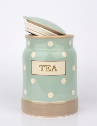 Keramická dóza na čaj CREAM AND COUNTRY 14,5cm