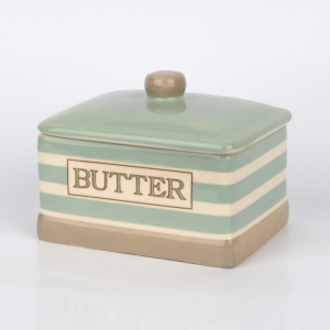 Keramická dóza na maslo CREAM AND COUNTRY 12,5x9x7cm