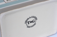 Keramická dóza na maslo CREAM AND COUNTRY 12,5x9x7cm