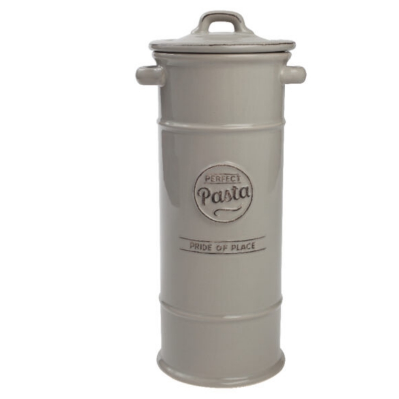 Keramická dóza na cestoviny Pride of Place šedá