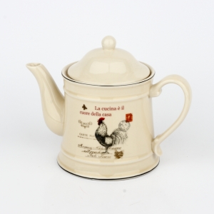 Keramická konvička na čaj kohút 720ml