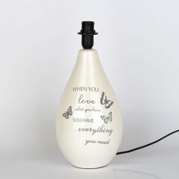 Keramická lampa s cylindrom 47cm