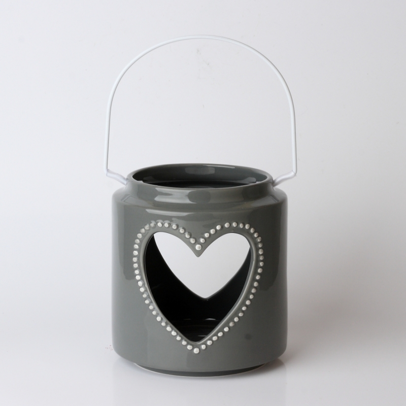 Keramická lampáš na čajovú sviečku 18cm