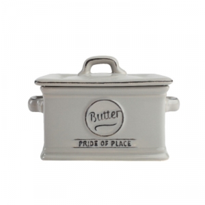 Keramická máslenka Pride of Place šedá