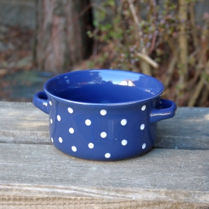 Keramická miska s ušami modrá 560ml