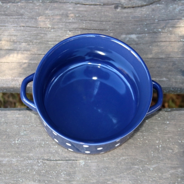 Keramická miska s ušami modrá 560ml