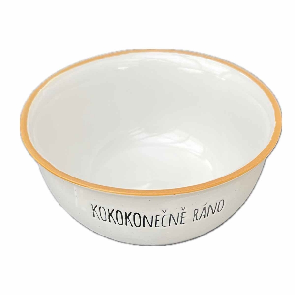 Keramická miska so sliepočkou Vidiecke ráno 550 ml