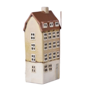 Keramické domečky na svíčku 11,5x25x7,5cm A