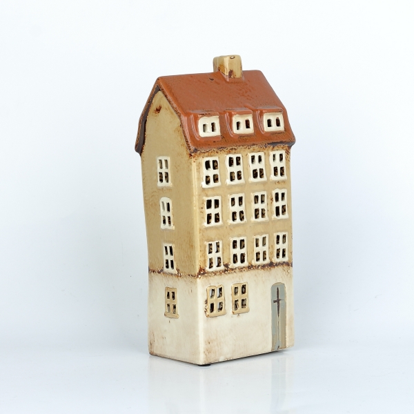 Keramické domčeky na sviečku 11,5x25x7,5cm A