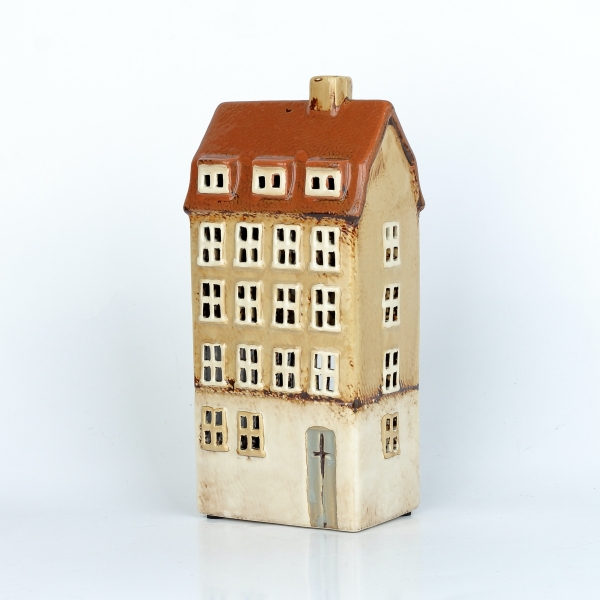 Keramické domčeky na sviečku 11,5x25x7,5cm A