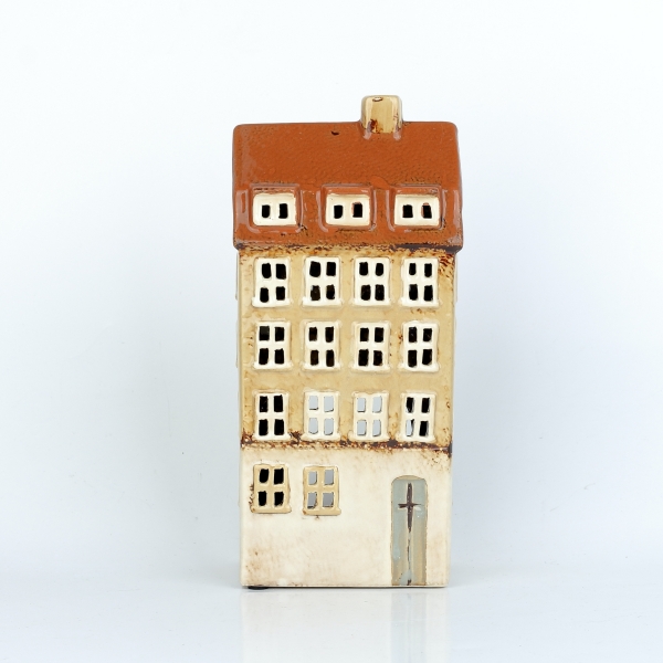 Keramické domčeky na sviečku 11,5x25x7,5cm A