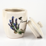 Keramické dózy Levanduľa 320ml (set 3ks)