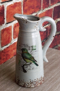 Keramické riadu - džbánok / váza modrý 30cm