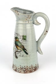 Keramické riadu - džbánok / váza modrý 30cm