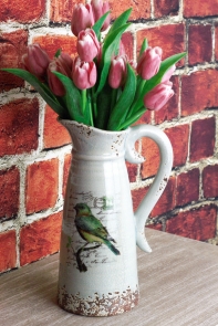 Keramické riadu - džbánok / váza modrý 30cm