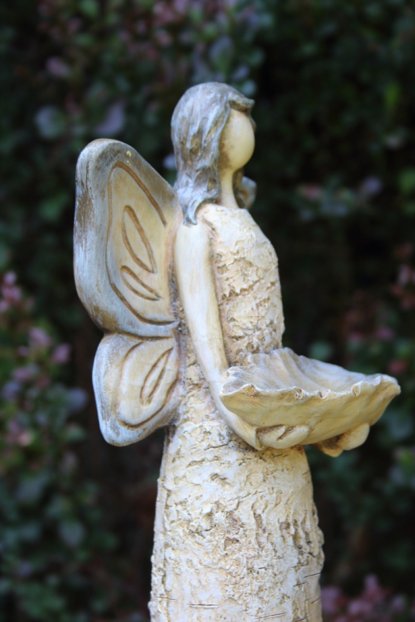 Keramické pítko pre vtáky anjel