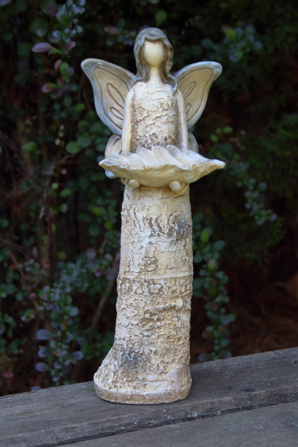 Keramické pítko pre vtáky anjel