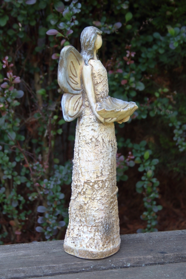 Keramické pítko pre vtáky anjel