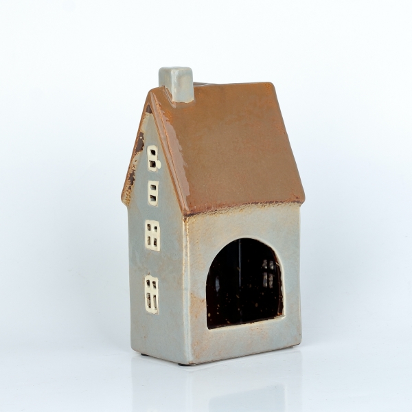 Keramické vianočné domčeky 10x20x8cm A