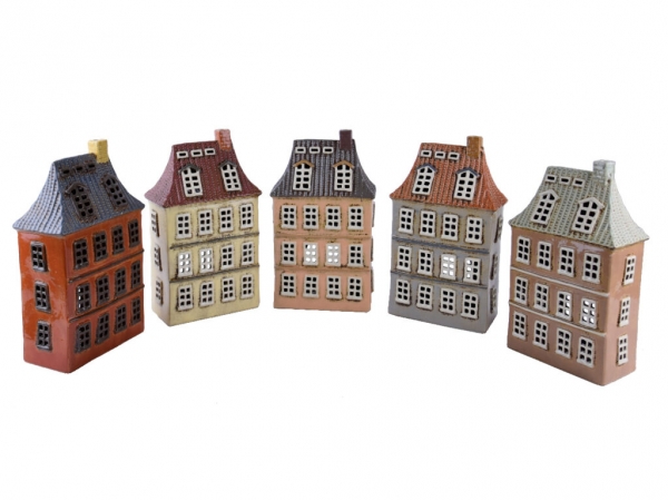 Keramický domček dekorácie typ B