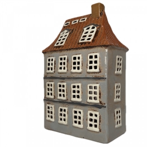 Keramický domček dekorácie typ D