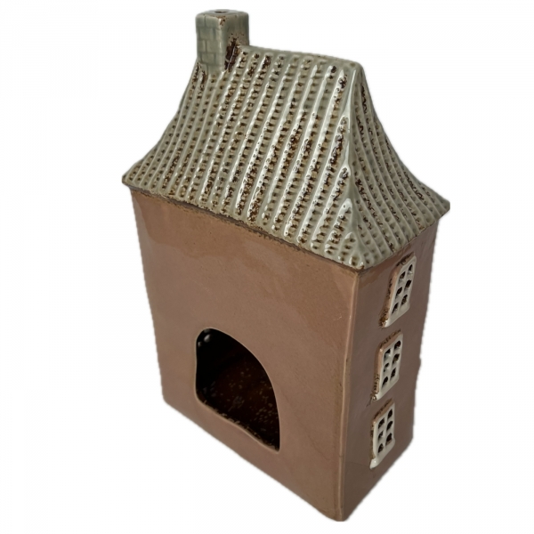Keramický domček dekorácie typ E