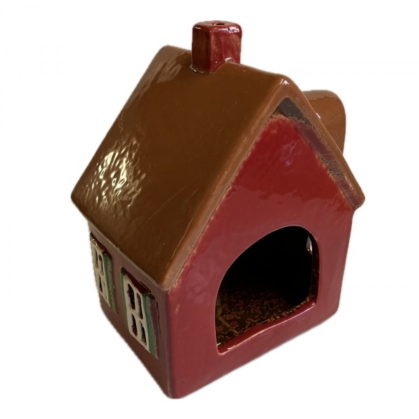 Keramický domček na sviečku 2025 - 13,5 x 17,5 x 10,5 cm Typ B