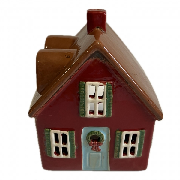 Keramický domček na sviečku 2025 - 13,5 x 17,5 x 10,5 cm Typ B