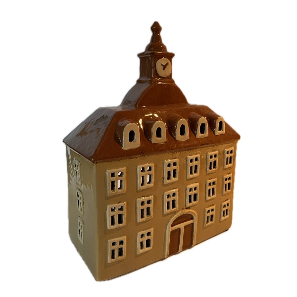 Keramický domček na sviečku Radnica