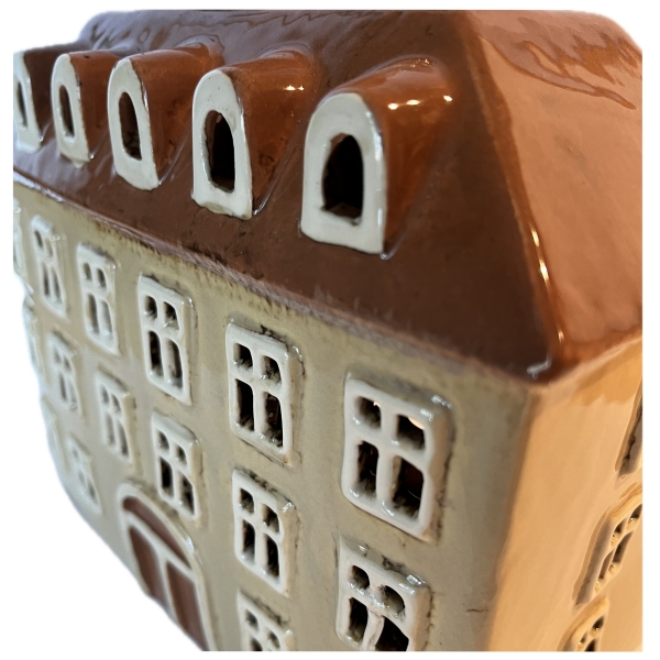 Keramický domček na sviečku Radnica