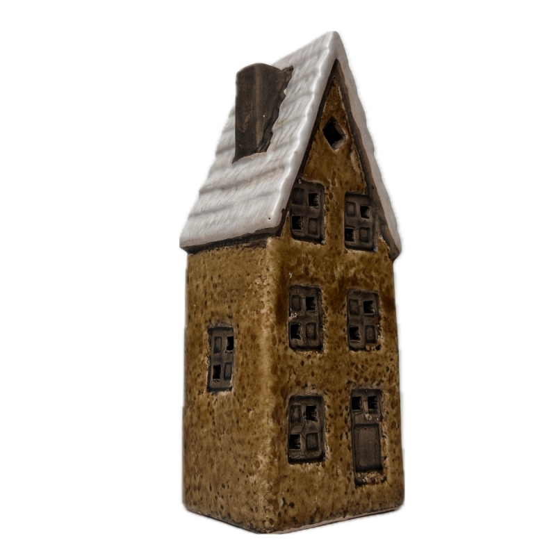 Keramický domček Vianoce 2024 - 7,5 x 5,5 x 18,5 cm Typ B