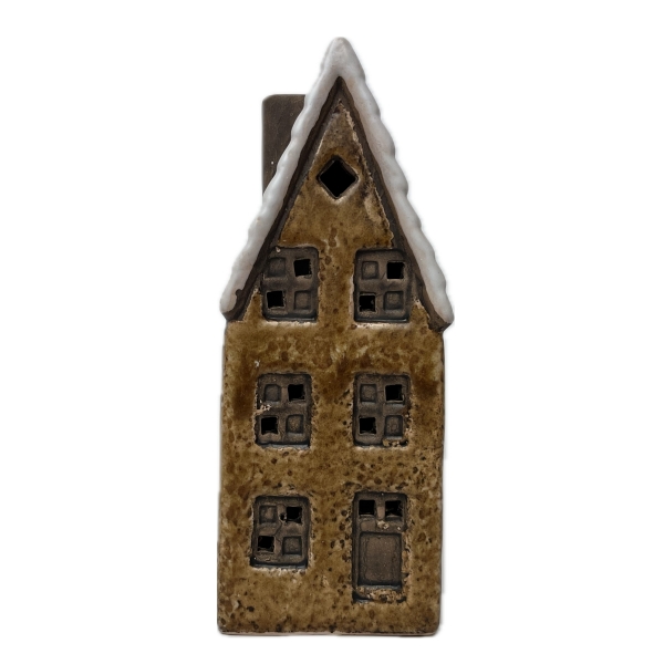 Keramický domček Vianoce 2024 - 7,5 x 5,5 x 18,5 cm Typ B