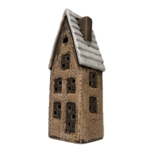Keramický domček Vianoce 2024 - 7,5 x 5,5 x 18,5 cm Typ C