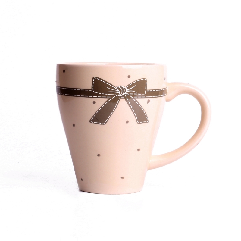 Keramický hrnček Grey dot 11x13,5 cm