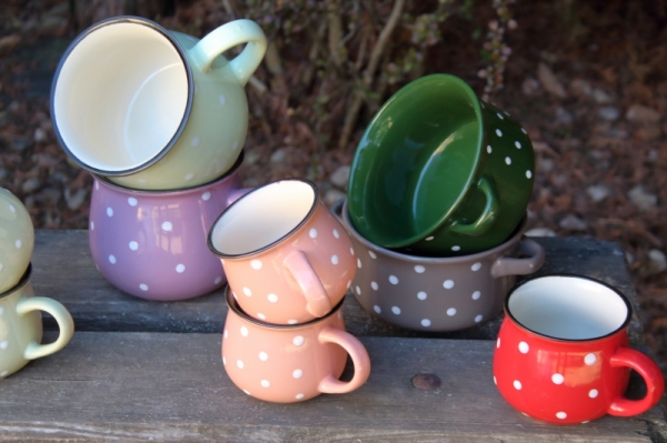 Keramický hrnček oranžový 230ml