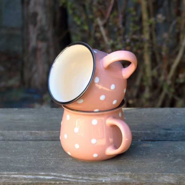 Keramický hrnček oranžový 230ml