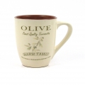 Keramický hrnček s olivou 9x10,4cm
