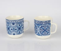 Keramický hrnček so vzorom 11x8,5x10cm